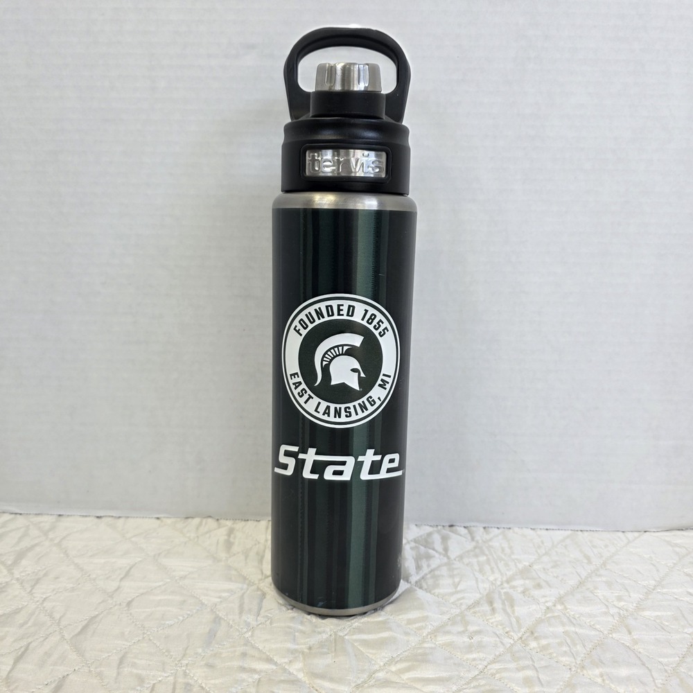 Tervis Michigan State University MSU 24 Oz Stainless Steel Water Bottle